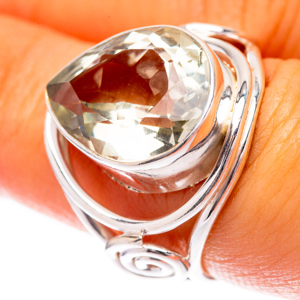 White Quartz Ring Size 6.25 (925 Sterling Silver) R140613