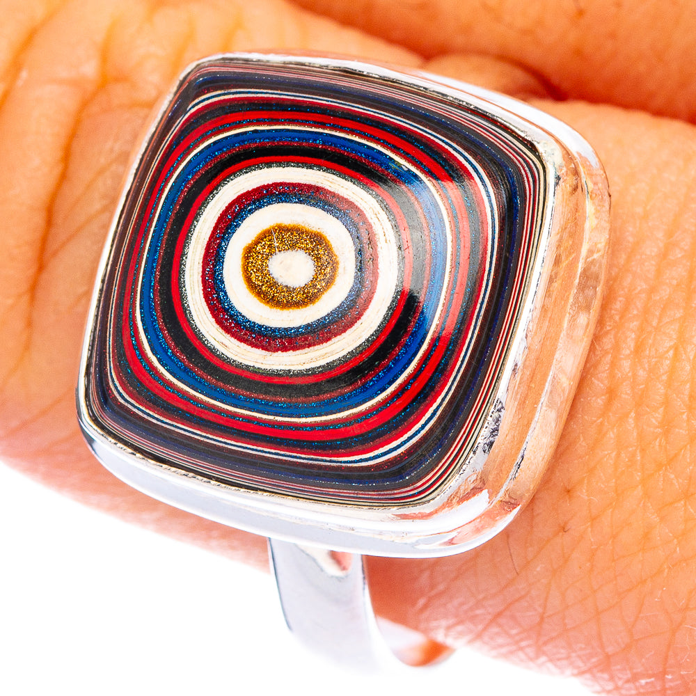 Fordite Ring Size 10.5 (925 Sterling Silver) R144438