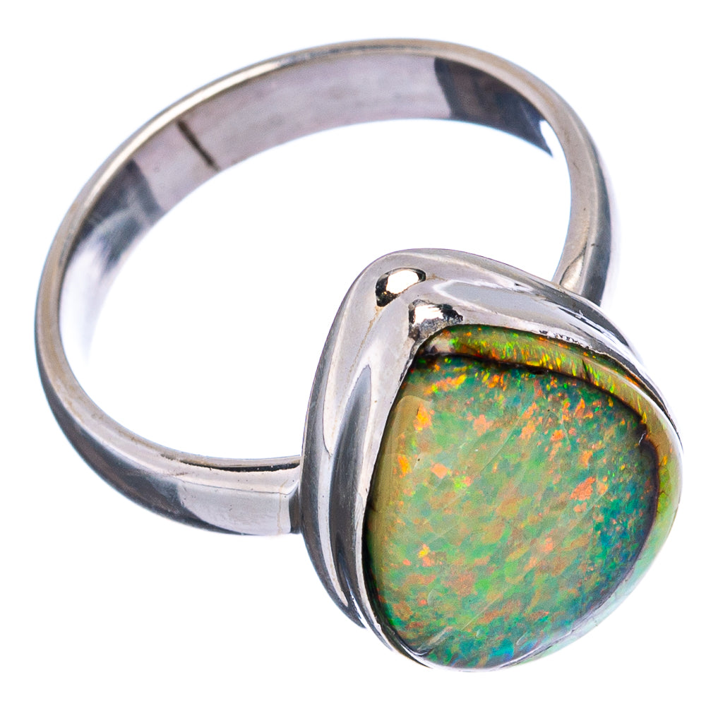 Rare Sterling Opal Ring Size 5.75 (.925 Sterling Silver)