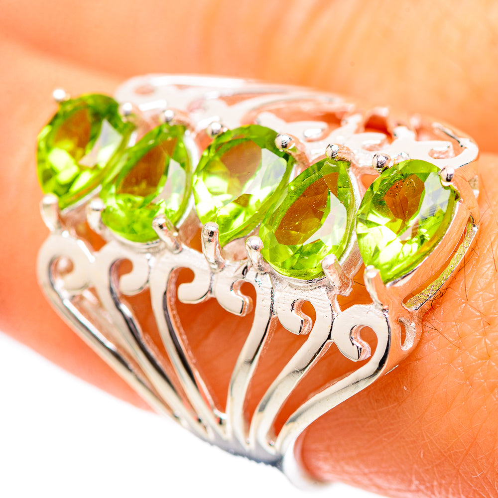 Peridot Ring Size 8.25 (925 Sterling Silver) RING138928