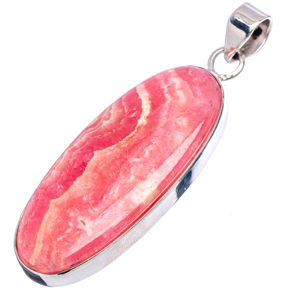 Premium Rhodochrosite Pendant 2 3/8" (.925 Sterling Silver)