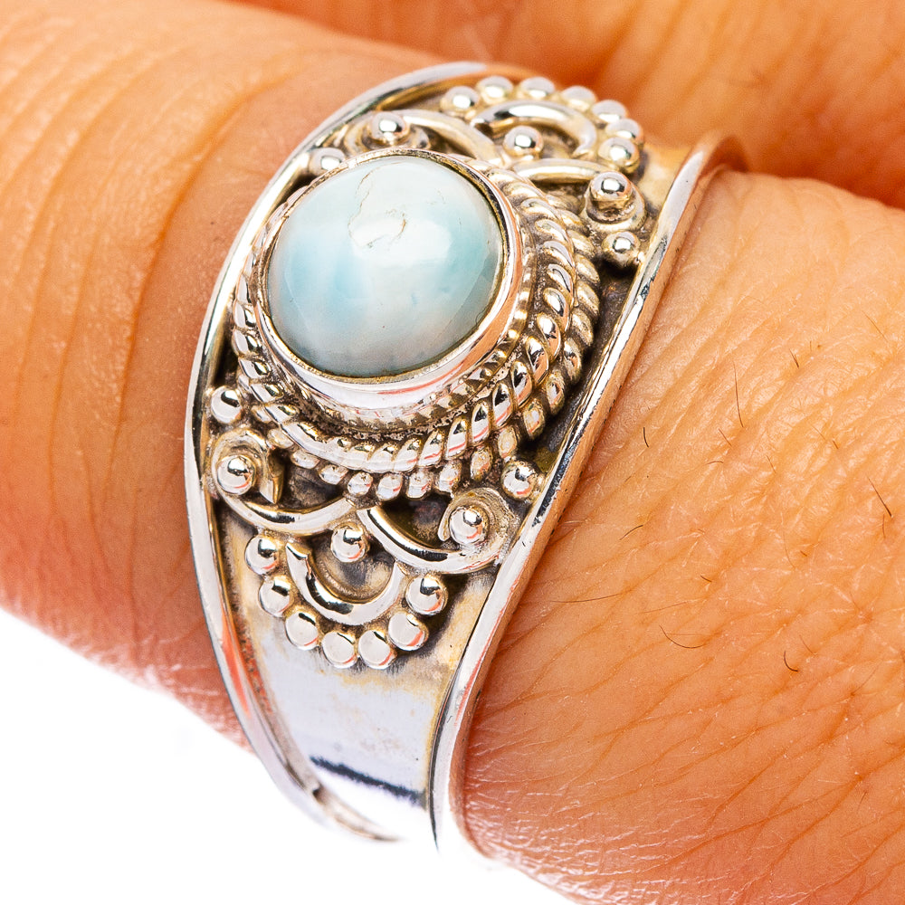 Larimar Ring Size 8 (925 Sterling Silver) R146313