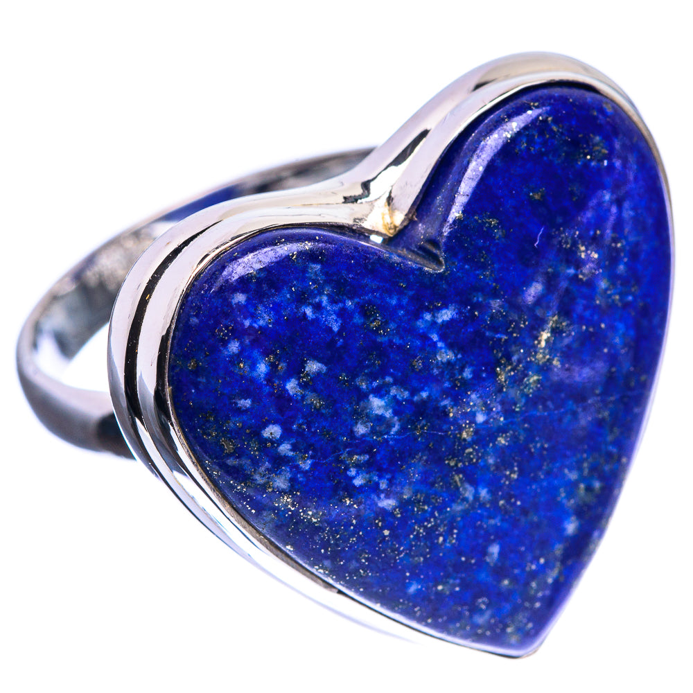 Large Lapis Lazuli 925 Sterling Silver Ring Size 9.75