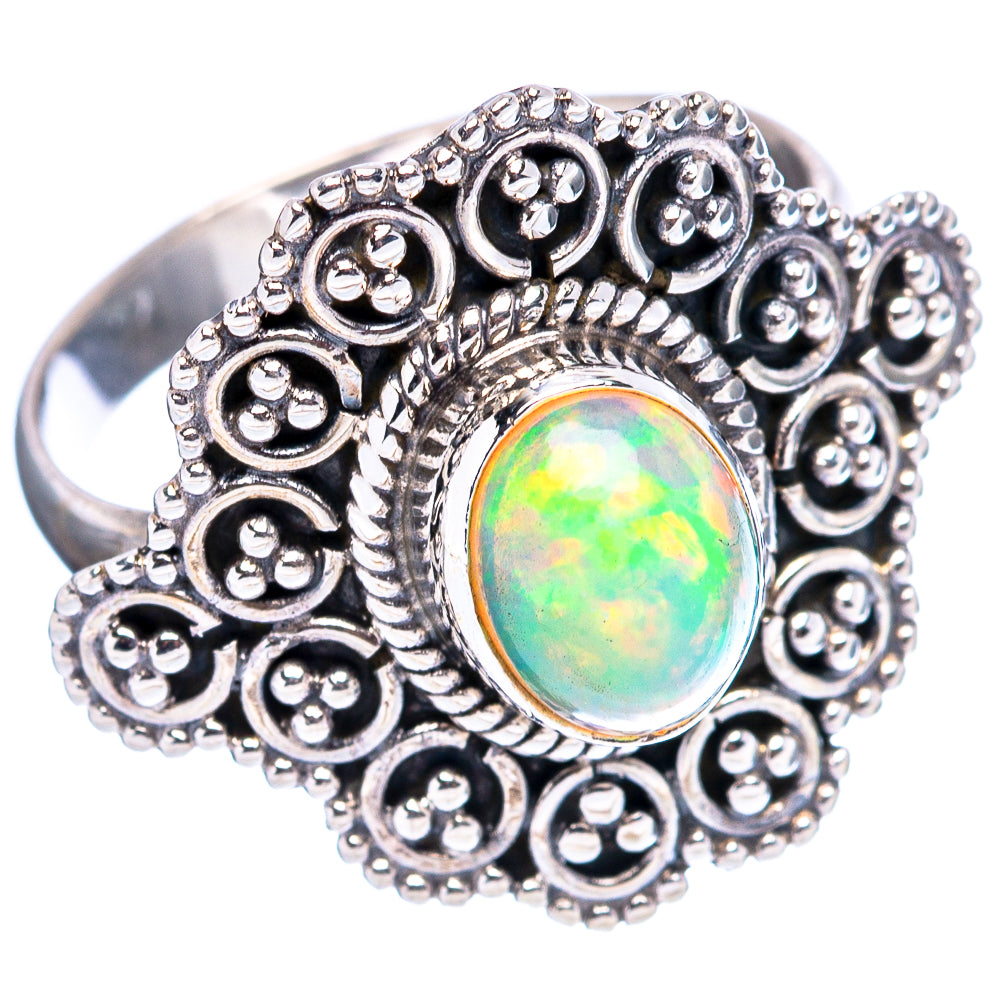 Rare Ethiopian Opal Ring Size 6.75 (.925 Sterling Silver)