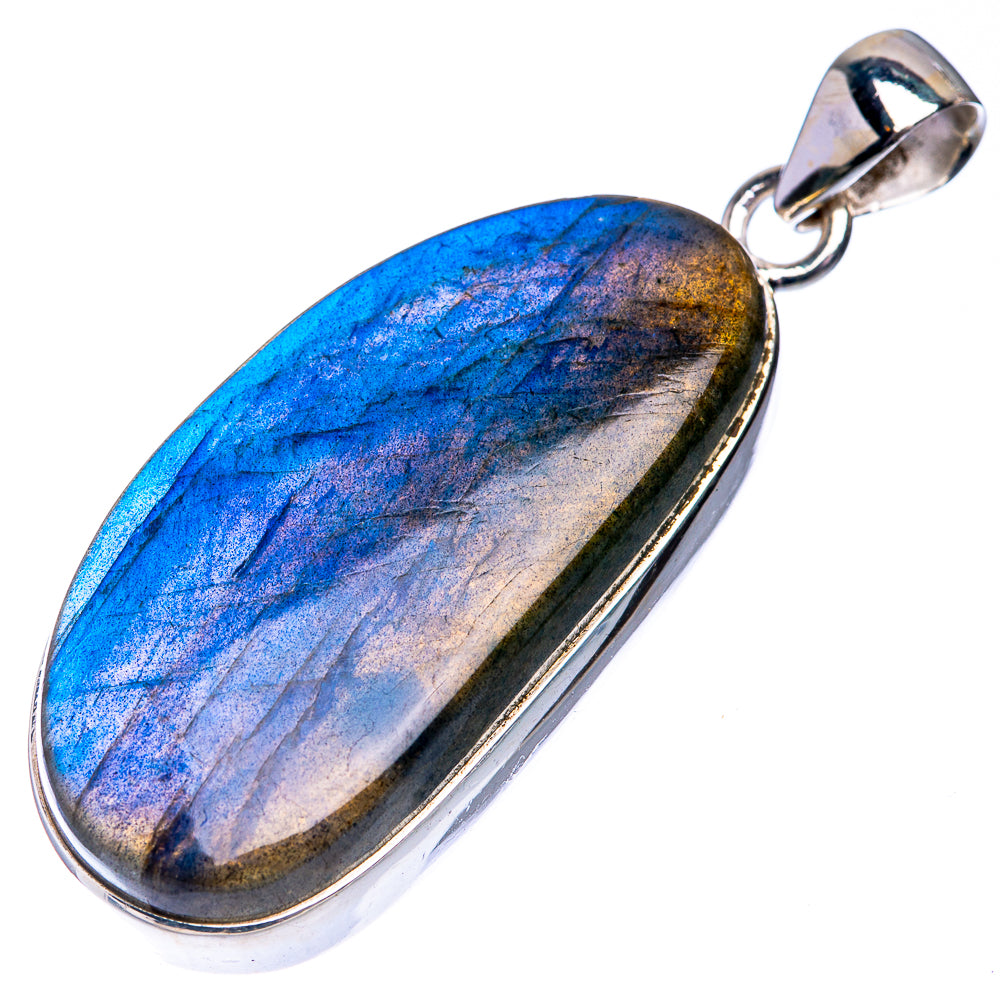 Labradorite Pendant 1 7/8" (925 Sterling Silver) P39282