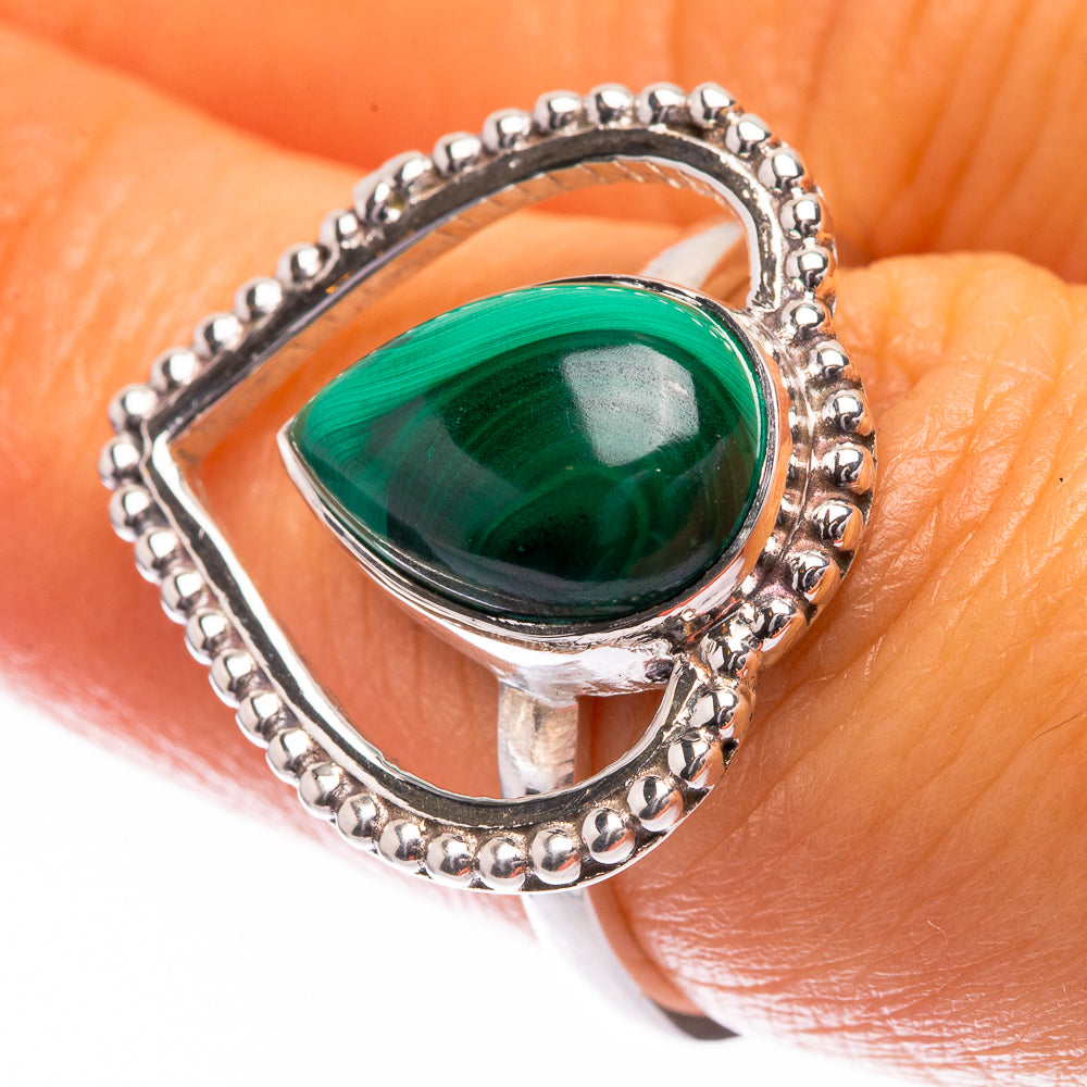 Premium Malachite Ring Size 7.5 (925 Sterling Silver) R141767
