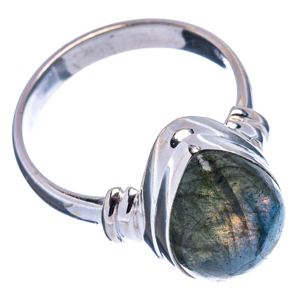 Labradorite Ring Size 6.75 (.925 Sterling Silver)