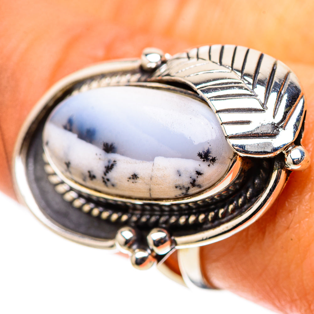 Dendritic Opal Ring Size 8.5 (925 Sterling Silver) RING138696