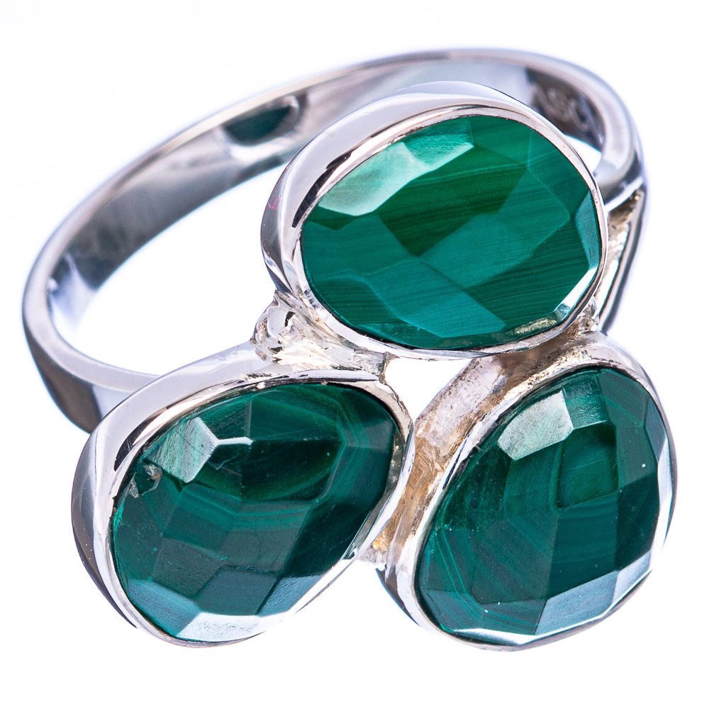 Asc Premium Malachite Ring Size 8.75 (925 Sterling Silver) R3445