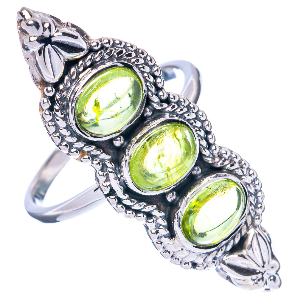 Premium Peridot Ring Size 8.25 (925 Sterling Silver) R2606