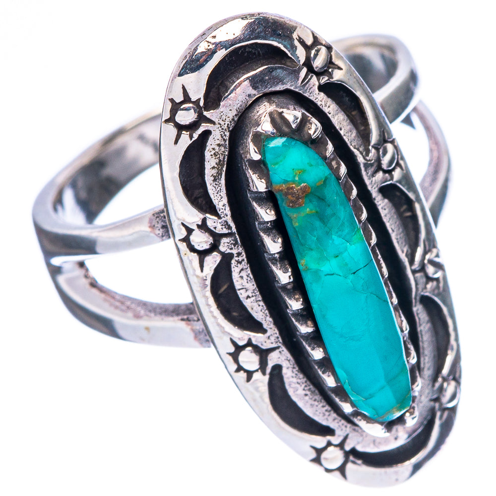 Rare Arizona Turquoise Ring Size 6.5 (925 Sterling Silver) R2308