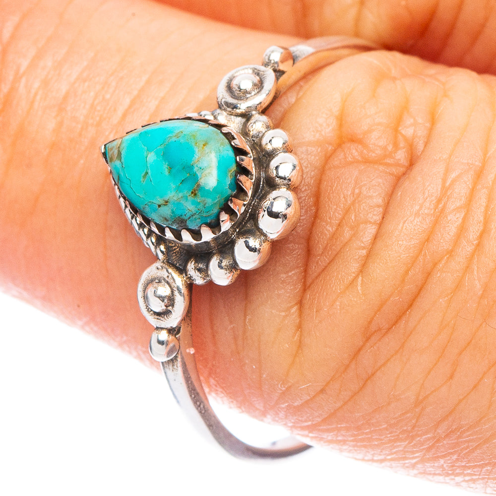 Value Arizona Turquoise Ring Size 8.75 (925 Sterling Silver) R7260