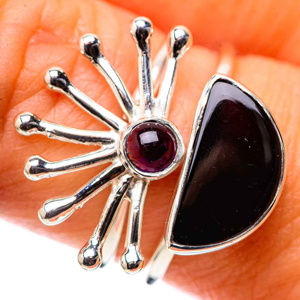 Premium Smoky Quartz, Amethyst Ring Size 8 (925 Sterling Silver) RING138222