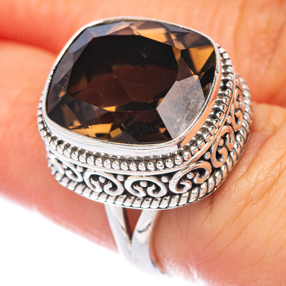 Smoky Quartz Ring Size 6 (925 Sterling Silver) R144882