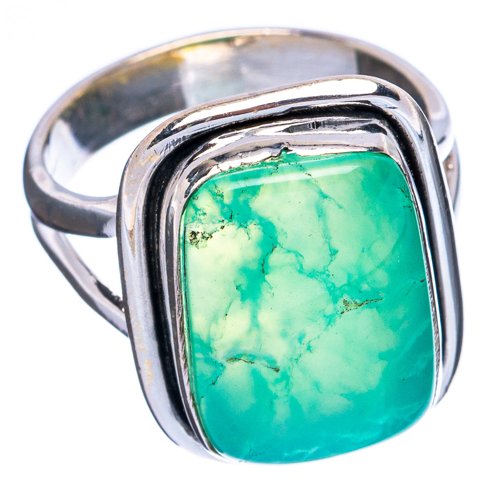 Chrysoprase Ring Size 5 (925 Sterling Silver) R5023