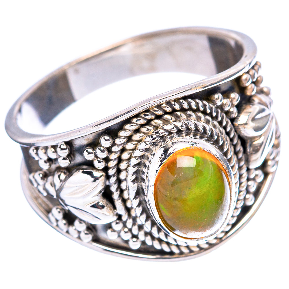 Rare Ethiopian Opal Ring Size 6.75 (.925 Sterling Silver)