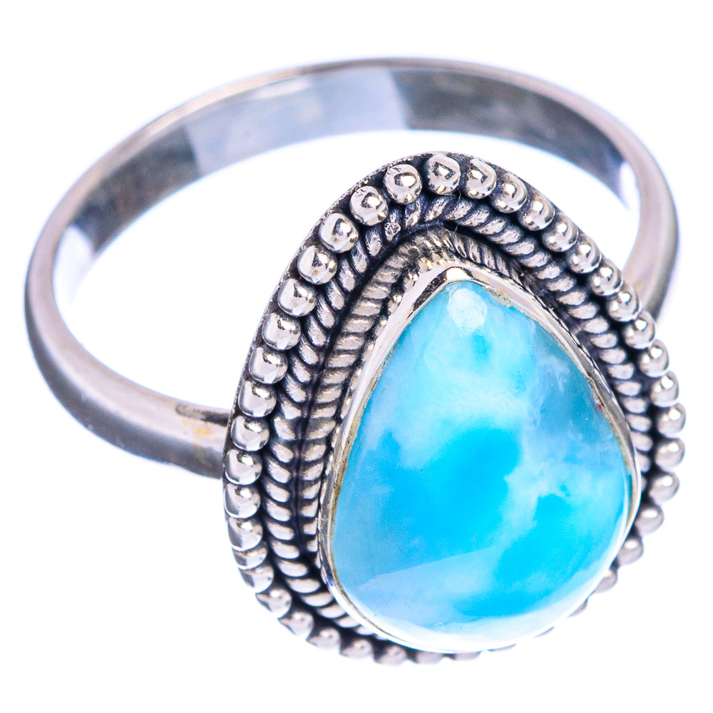 Larimar Ring Size 9 (925 Sterling Silver) R144233