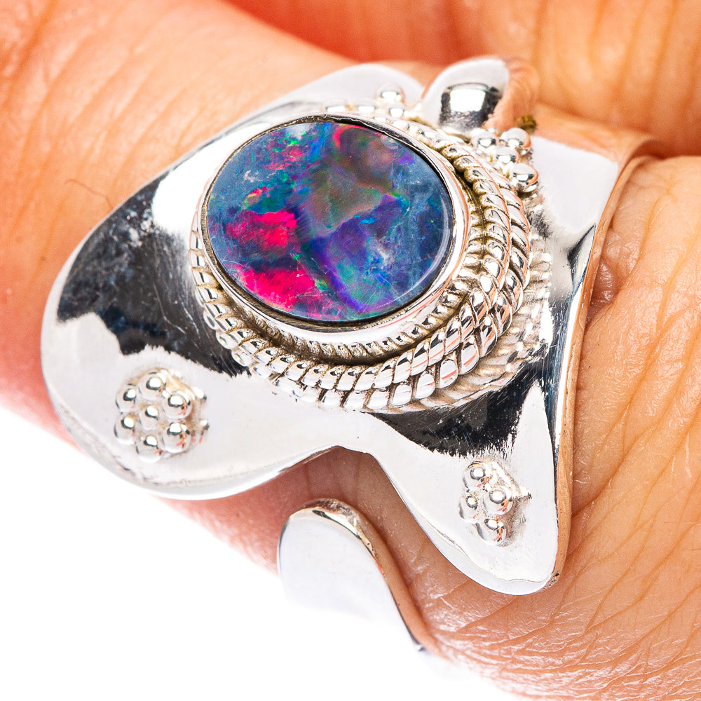 Rare Doublet Opal Ring Size 7 (925 Sterling Silver) R146802