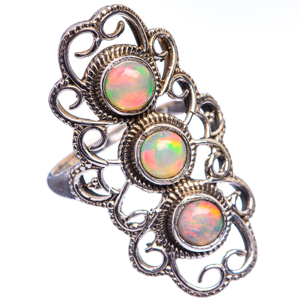 Natural Ethiopian Opal Ring Size 7 (925 Sterling Silver) R143113