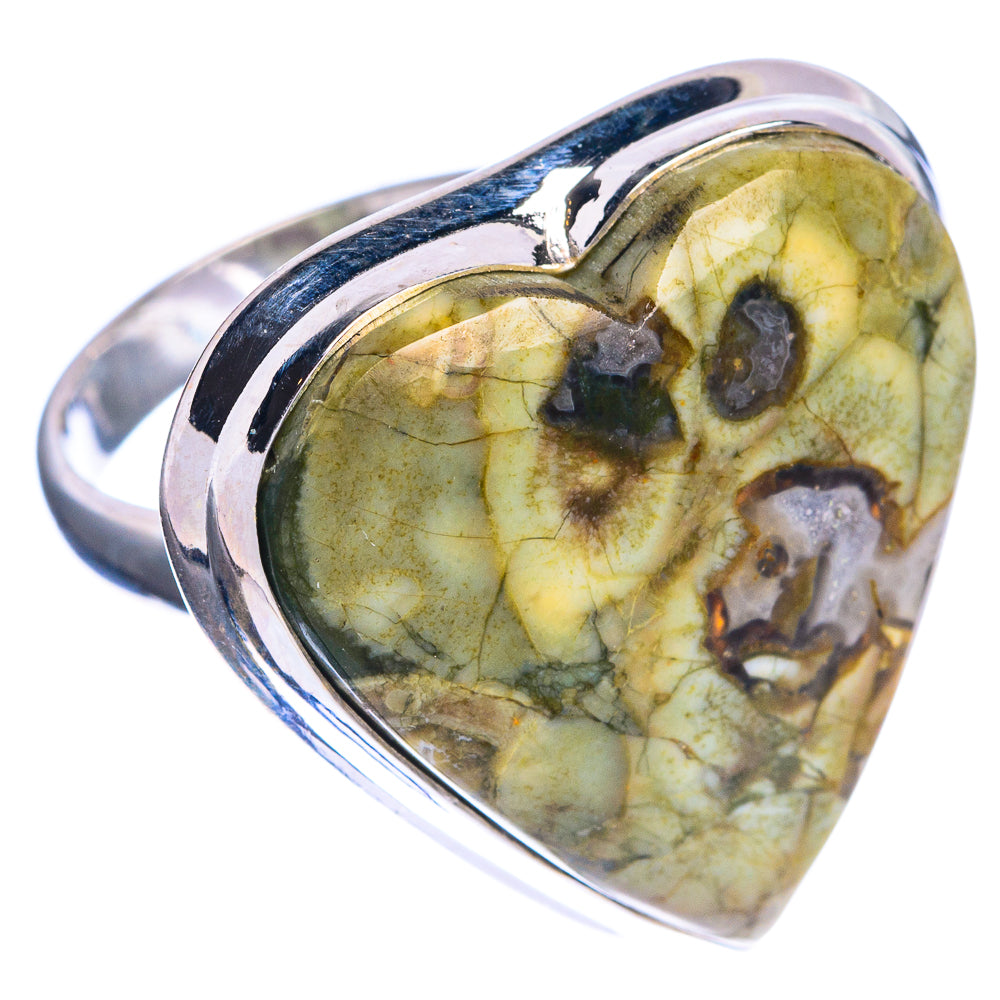 Large Rainforest Opal Ring Size 8 (925 Sterling Silver) R144313