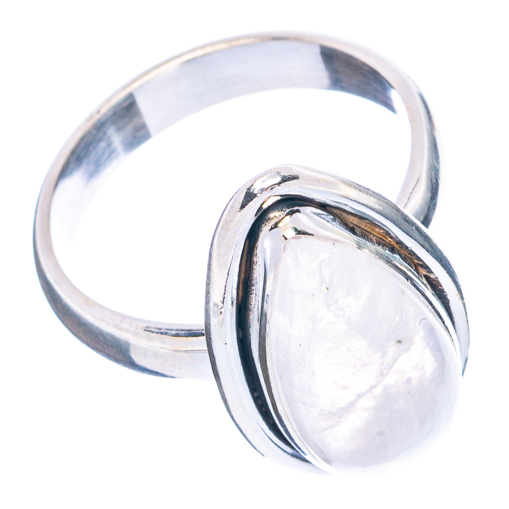 Rainbow Moonstone Ring Size 6.25 (.925 Sterling Silver)