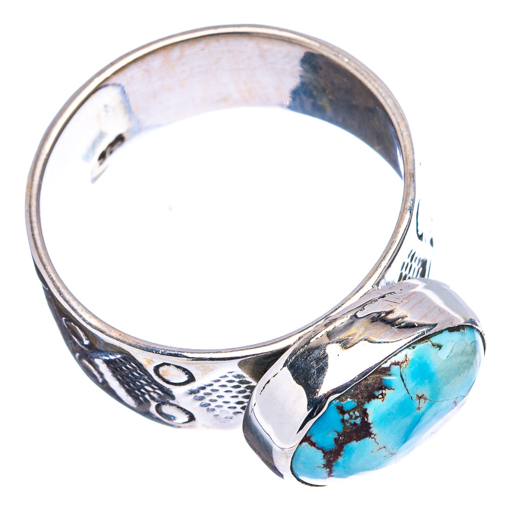 Exclusive Golden Hills Turquoise Ring Size 7.75 (.925 Sterling Silver)