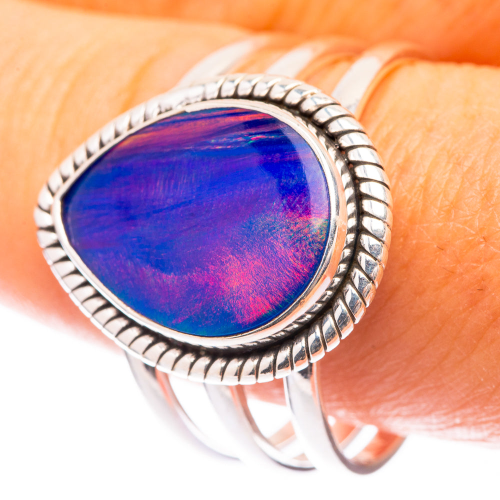 Aura Opal Ring Size 10.5 (925 Sterling Silver) R141579