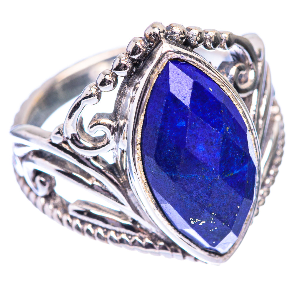 Lapis Lazuli Ring Size 6.5 (925 Sterling Silver) R140609