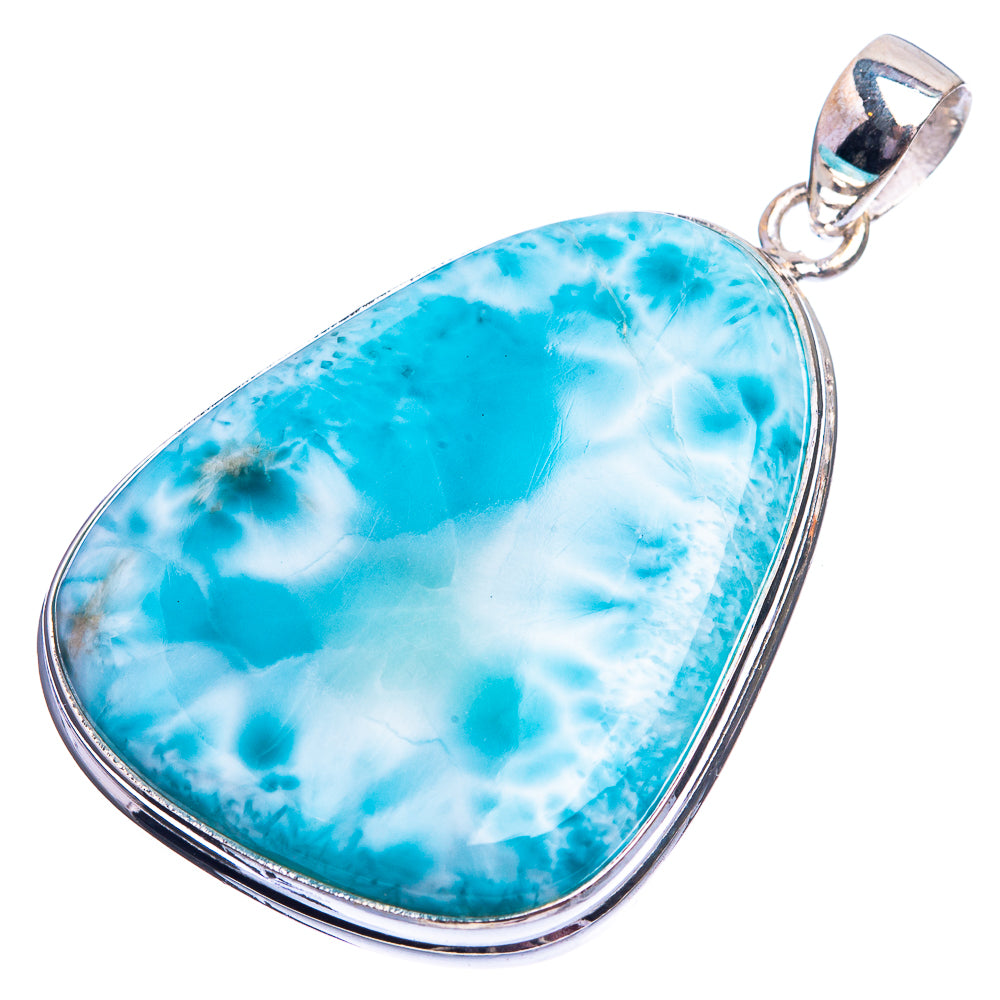 Larimar Pendant 1 7/8" (925 Sterling Silver) P38998