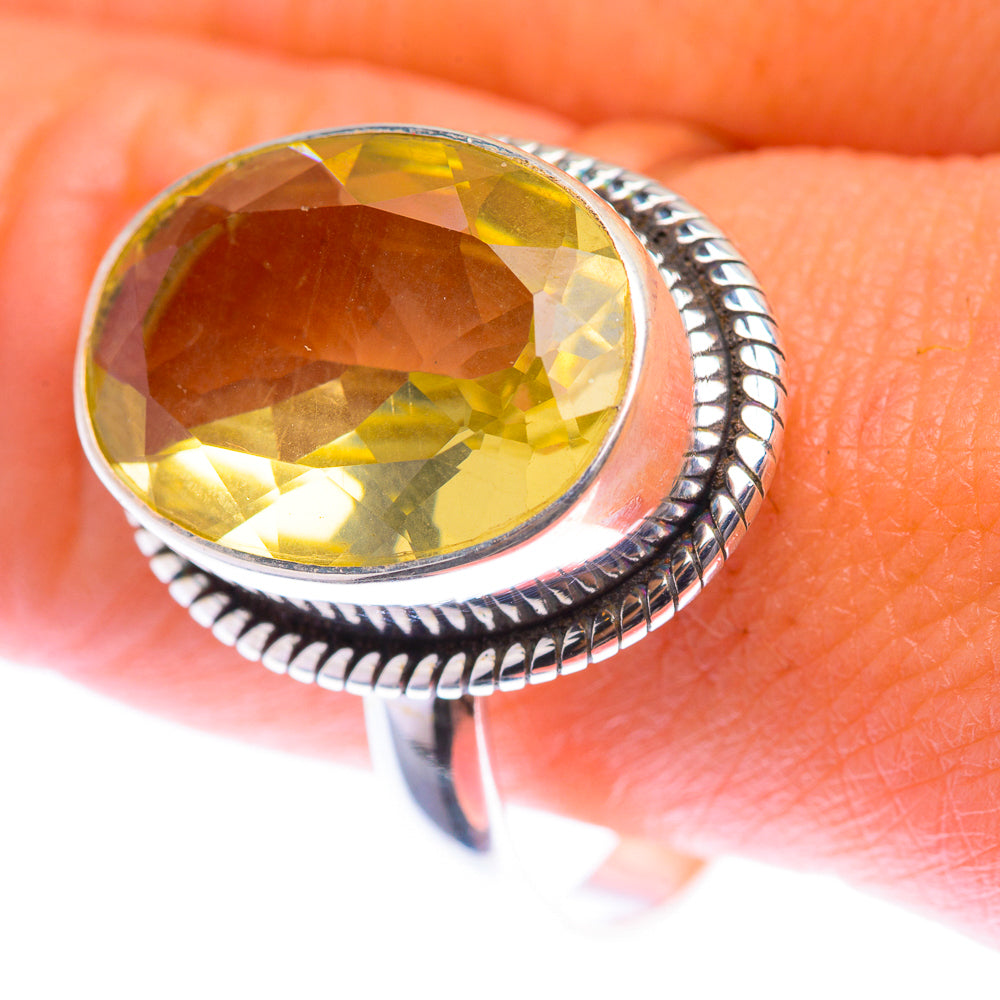 Faceted Citrine Ring Size 11 (925 Sterling Silver) RING139912
