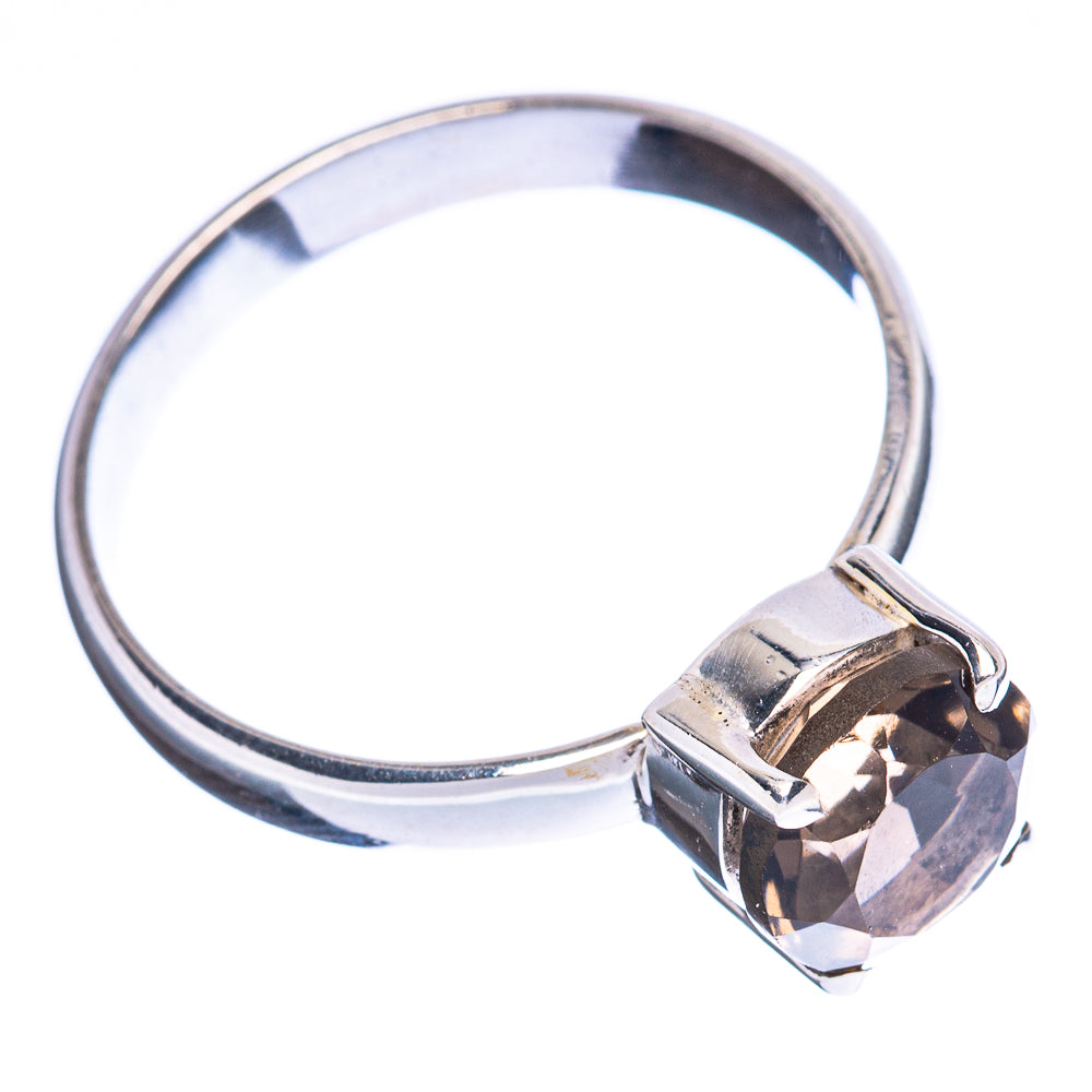 Value Smoky Quartz Ring Size 8.5 (925 Sterling Silver) R3157