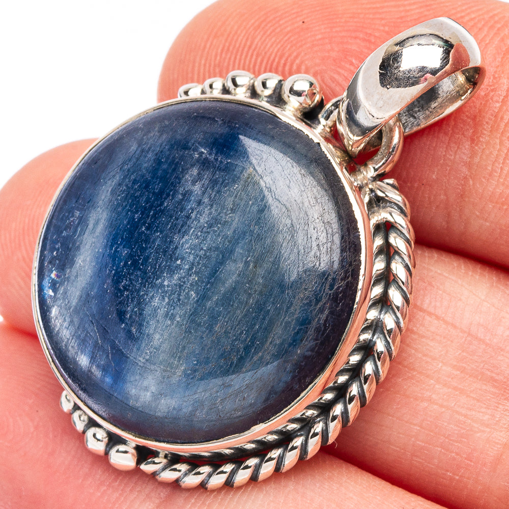 Kyanite 925 Sterling Silver Pendant 1 3/8" (925 Sterling Silver) P43589