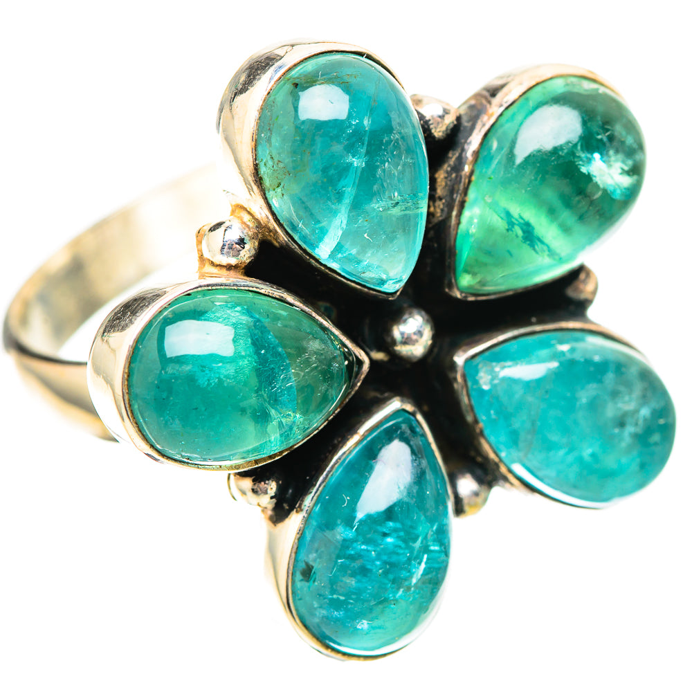Large Blue Fluorite Ring Size 9.75 (925 Sterling Silver) RING139075