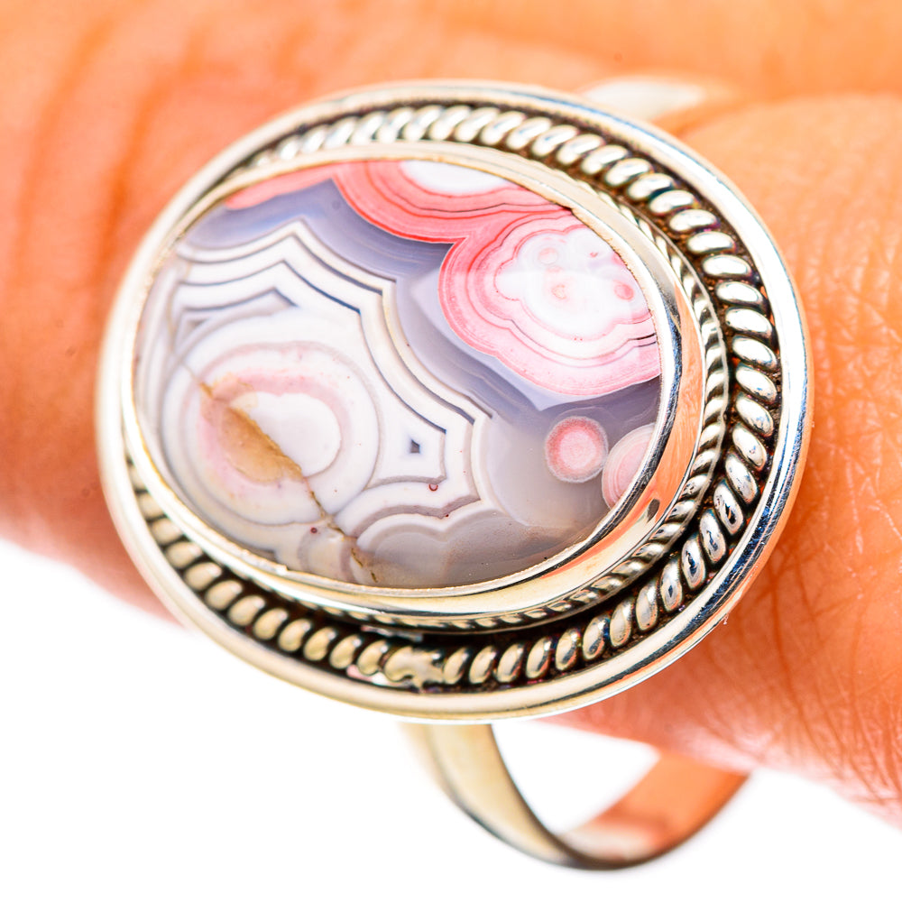 Laguna Lace Agate Ring Size 11.75 (925 Sterling Silver) RING138773