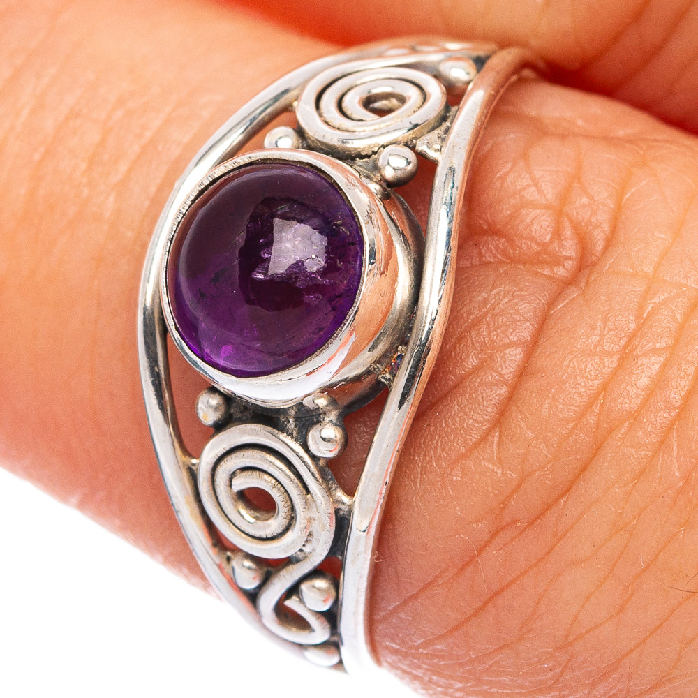 Amethyst Dainty Ring Size 7.5 (925 Sterling Silver) R145664