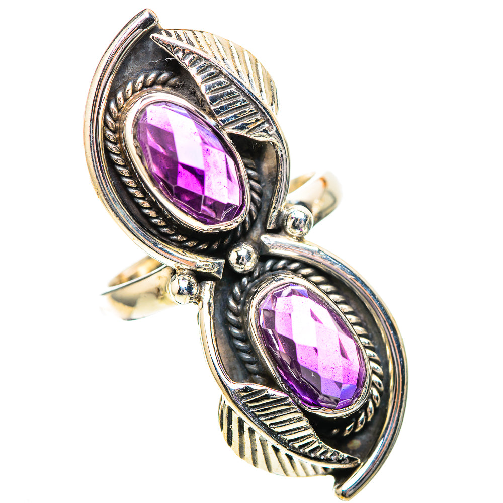 Large Amethyst 925 Sterling Silver Ring Size 6.25 (925 Sterling Silver) RING139681