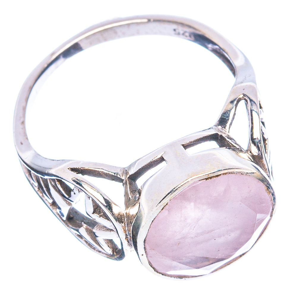 Rose Quartz Ring Size 7 (925 Sterling Silver) R4828