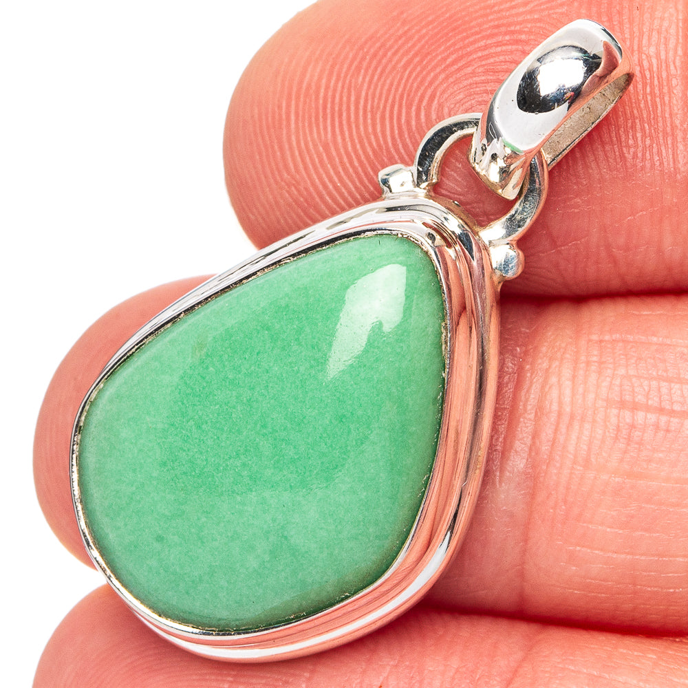 Variscite Pendant 1 3/8" (.925 Sterling Silver)