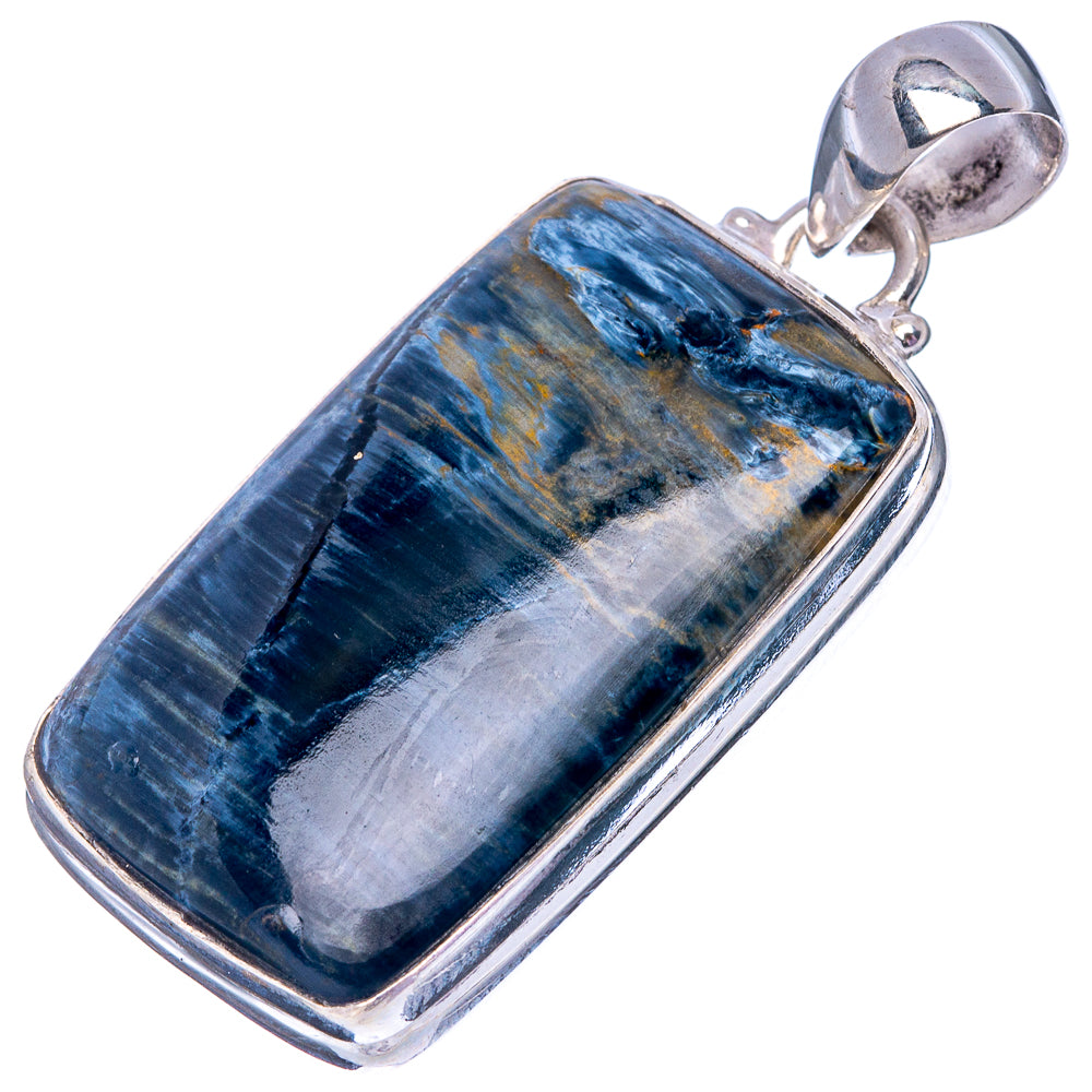 Rare Pietersite 925 Sterling Silver Pendant 1 5/8" (925 Sterling Silver) P42625