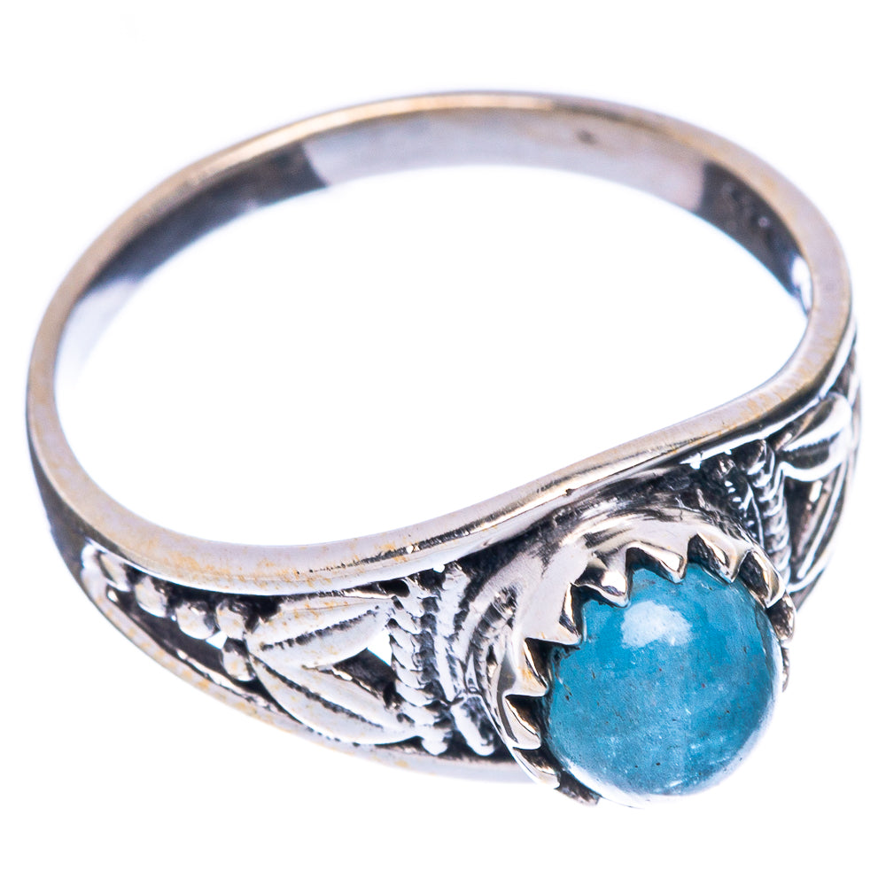 Aquamarine Dainty Ring Size 7.75 (925 Sterling Silver) R5915