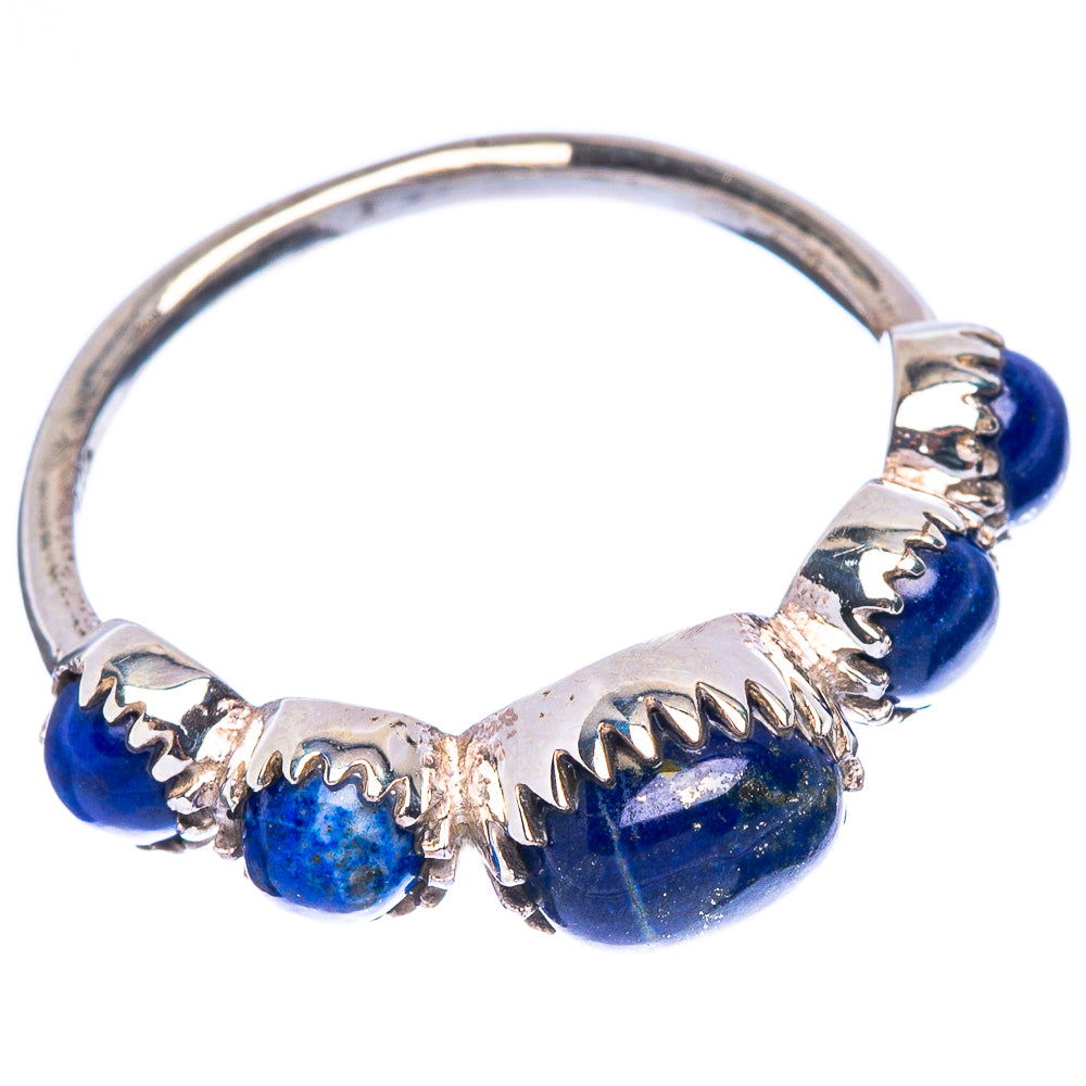 Lapis Lazuli Ring Size 7.75 (925 Sterling Silver) R146781