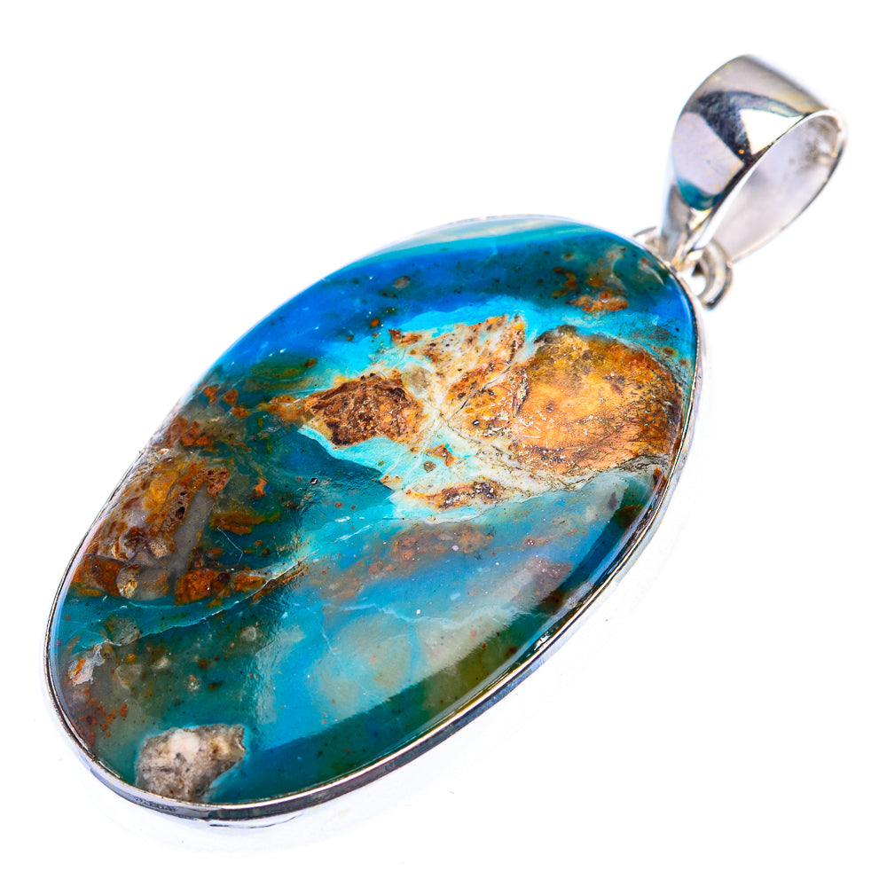 Peruvian Opal Pendant 1 5/8" (925 Sterling Silver) PD38522