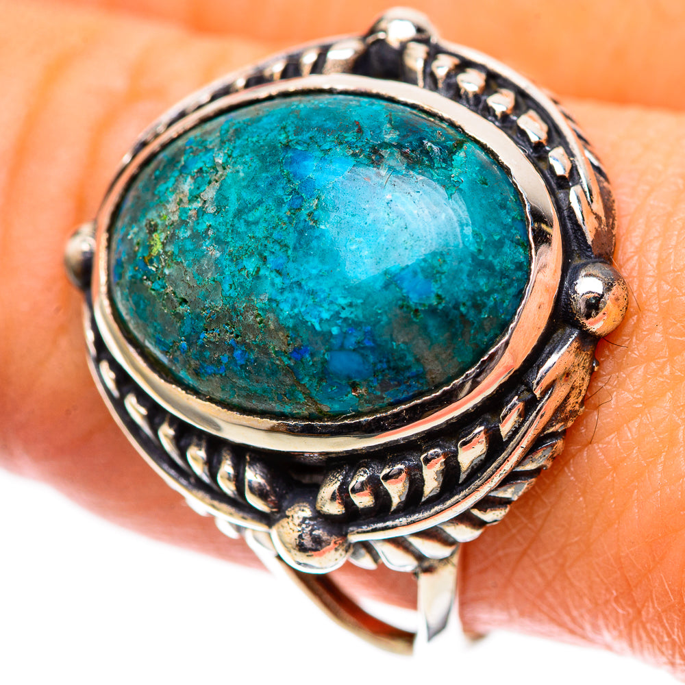 Chrysocolla Ring Size 9.25 (925 Sterling Silver) RING139011