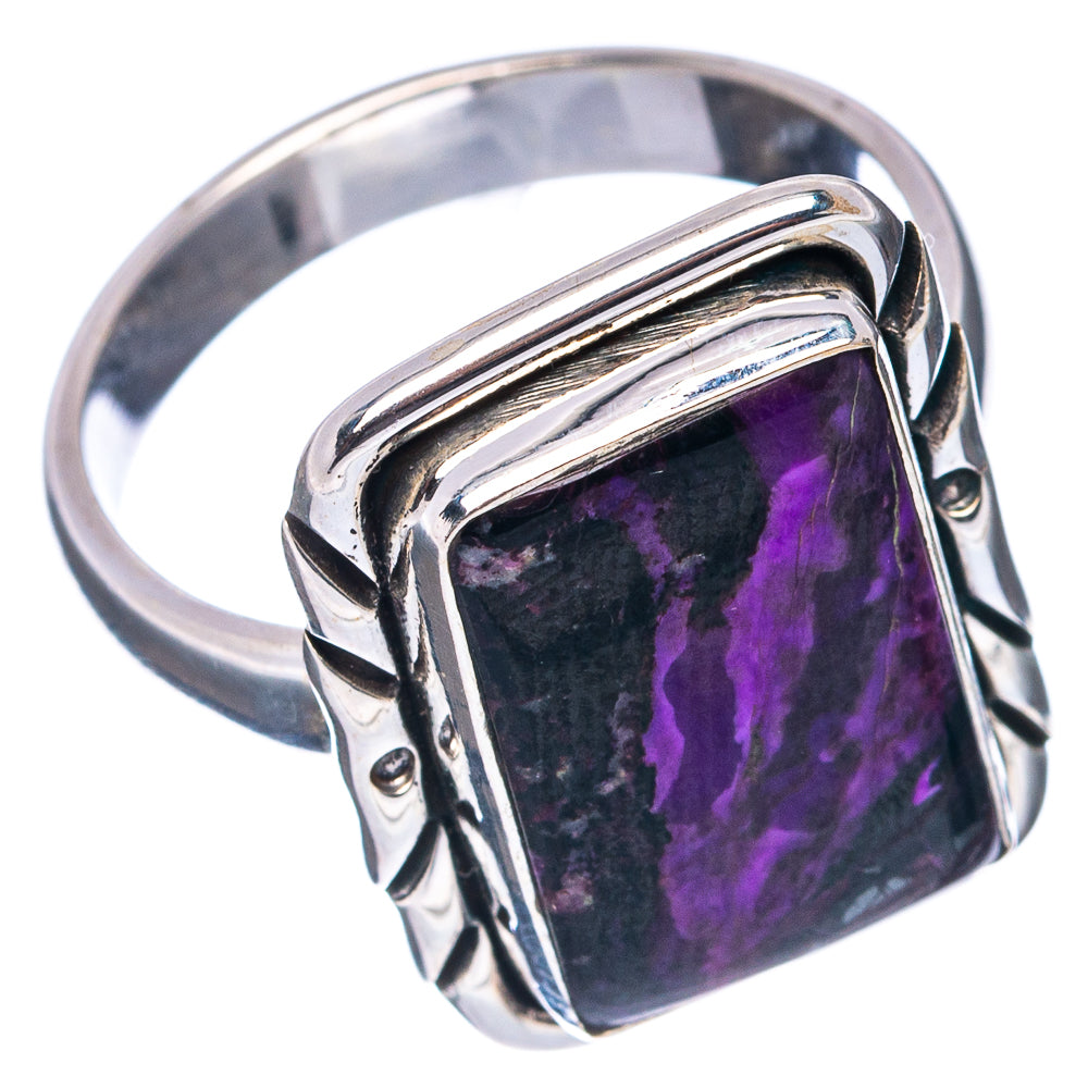 Premium Rare Sugilite Ring Size 9 (.925 Sterling Silver)