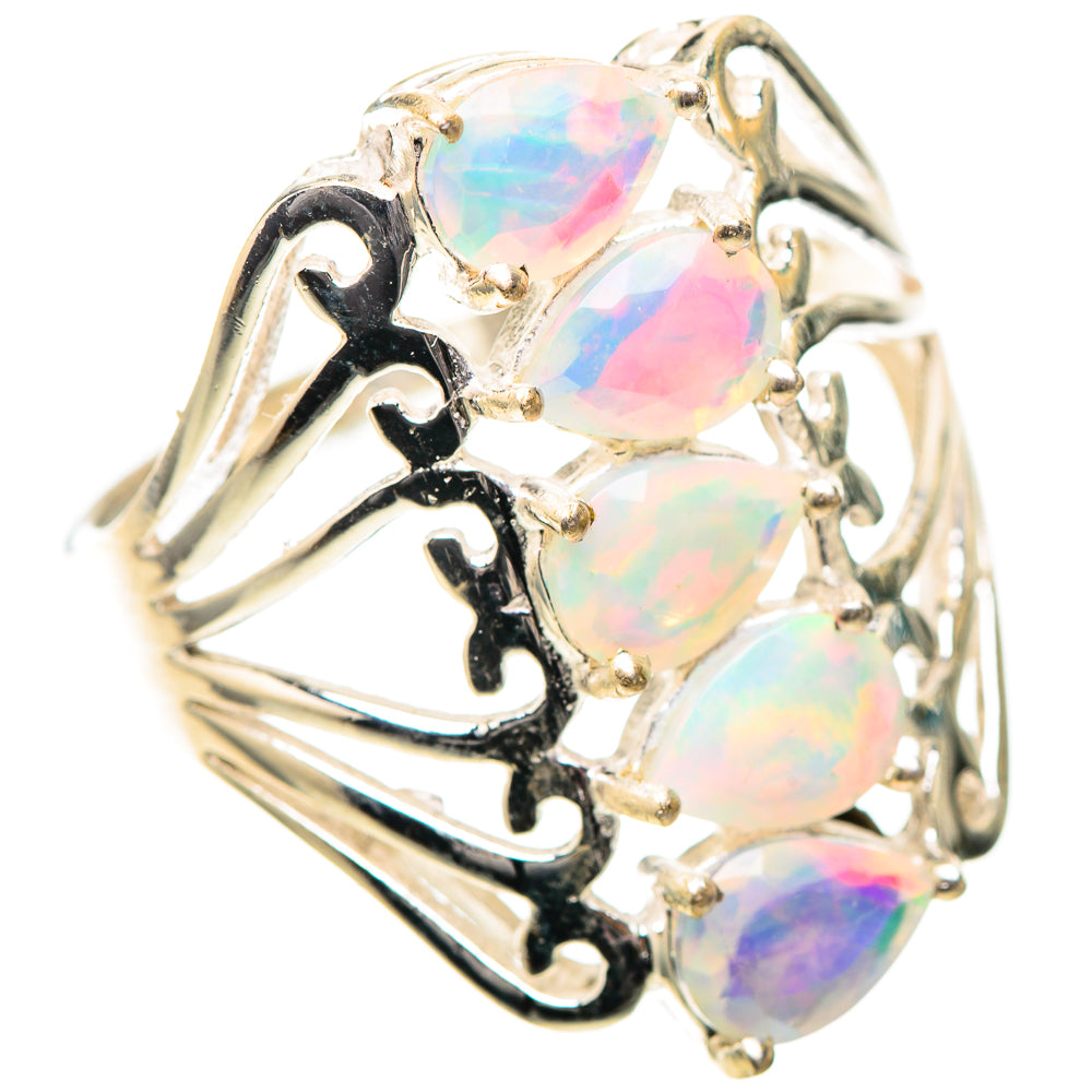 Faceted Ethiopian Opal Ring Size 10 (925 Sterling Silver) RING139226
