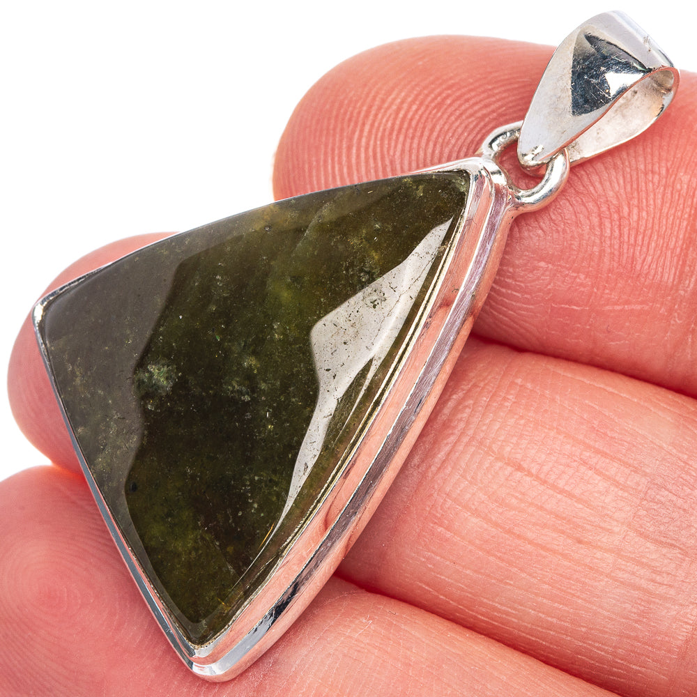 Vessonite Pendant 1 1/2" (925 Sterling Silver) P40738