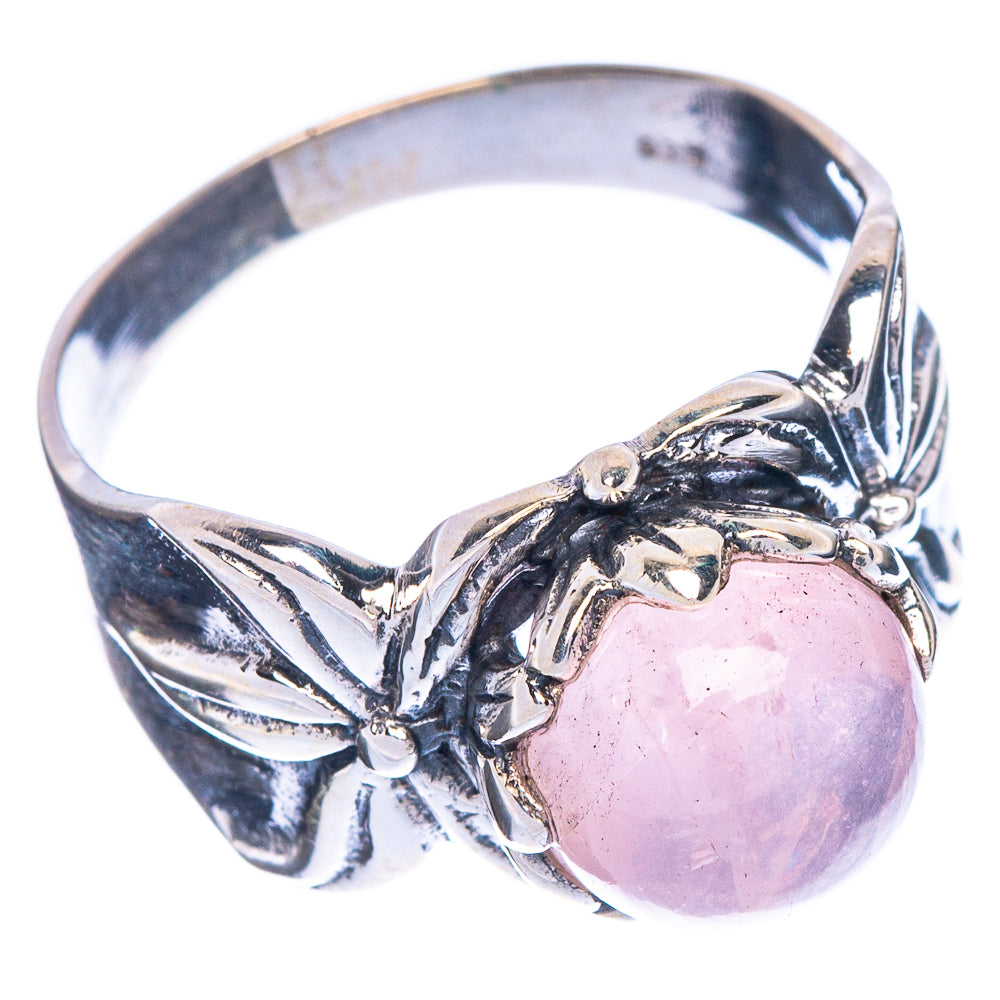 Rose Quartz Ring Size 7.75 (925 Sterling Silver) R147087