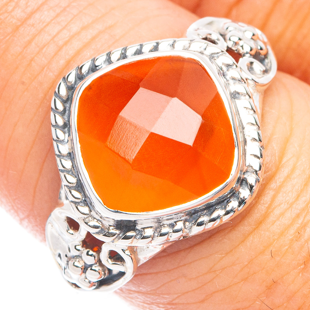 Premium Carnelian Ring Size 7.5 (925 Sterling Silver) R7607
