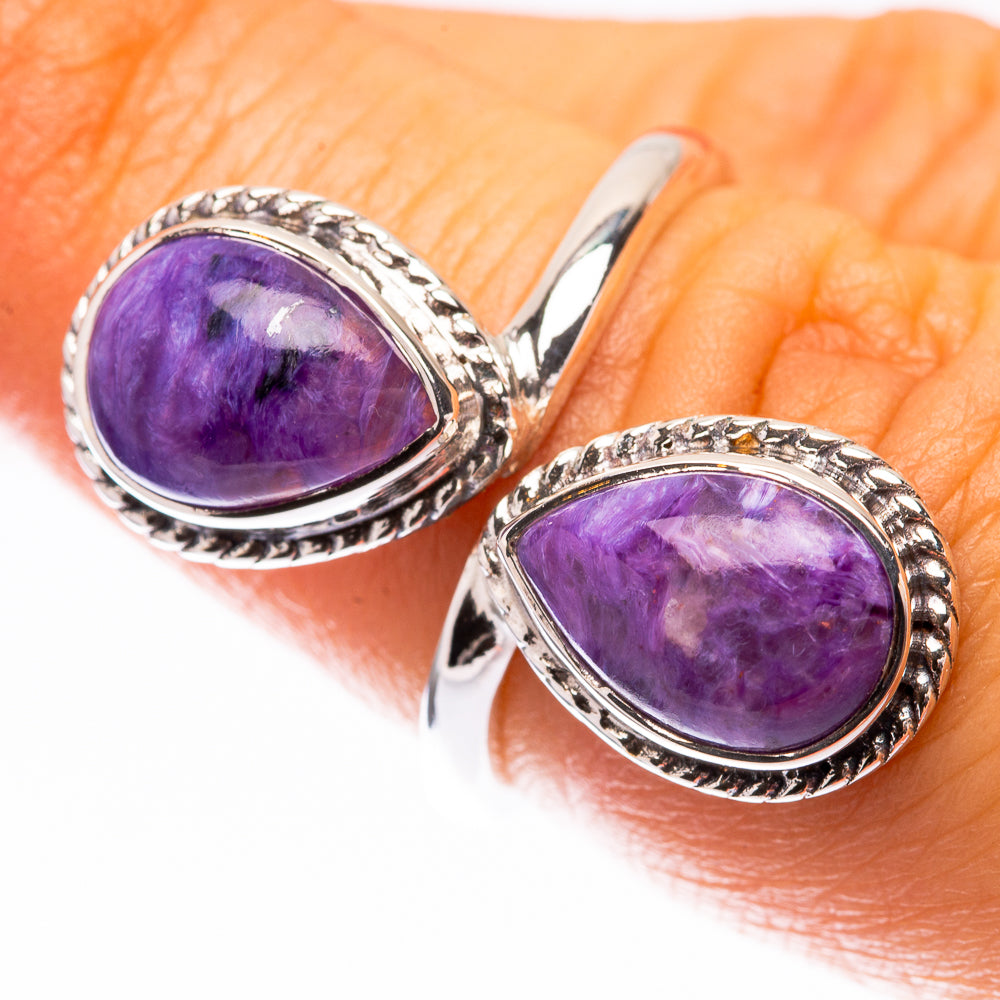 Premium Charoite Ring Size 6.5 (925 Sterling Silver) R141887