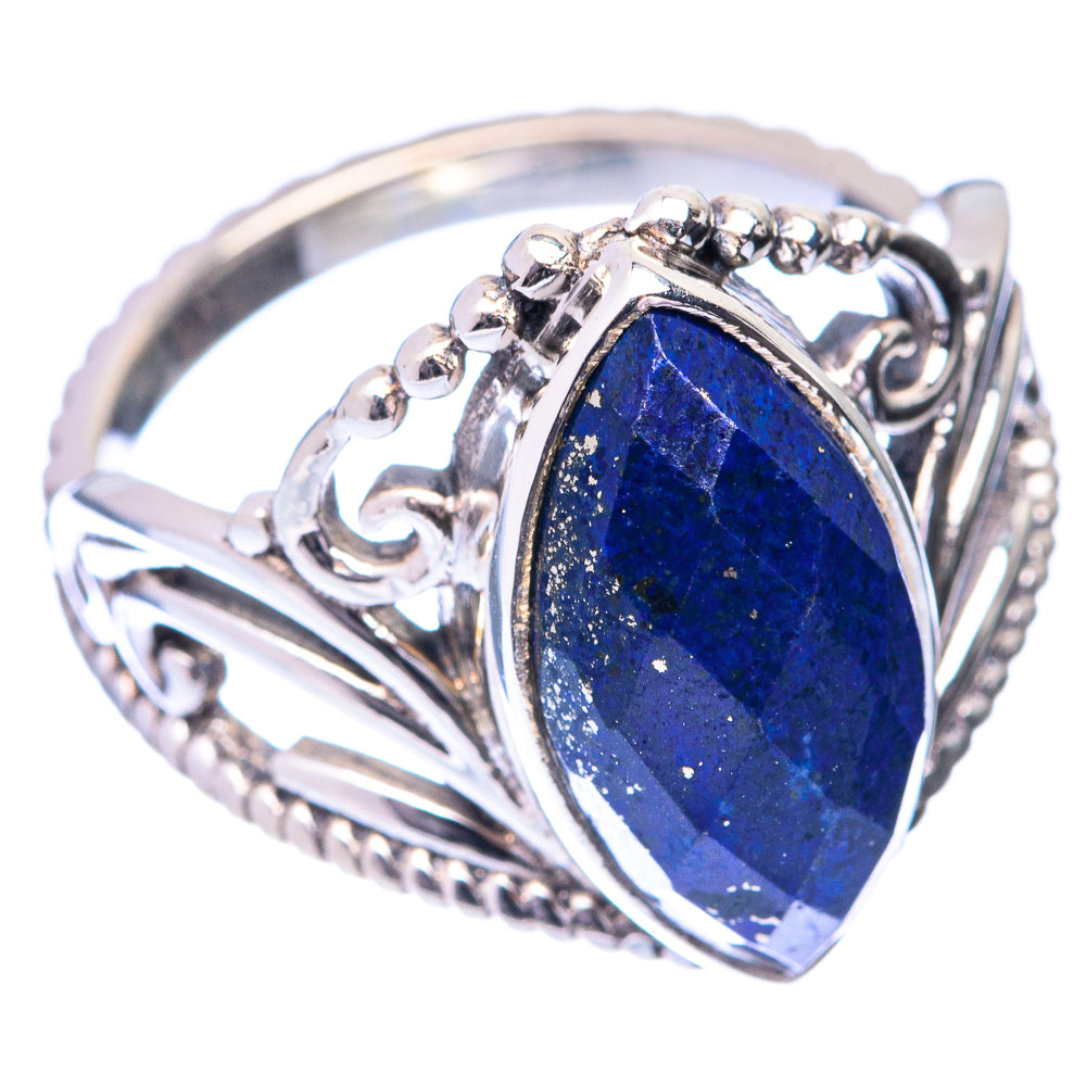 Lapis Lazuli Ring Size 8.25 (925 Sterling Silver) R140907